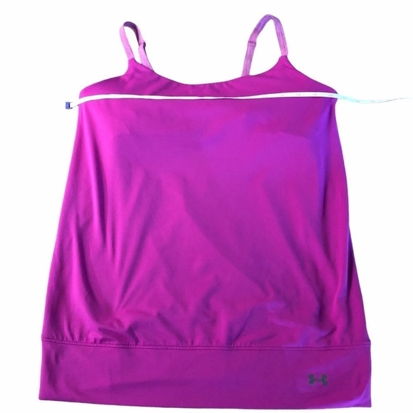UNDER ARMOUR - WOMENS PINK ATHLETIC TOP EST SZ MED - Picture 2 of 6